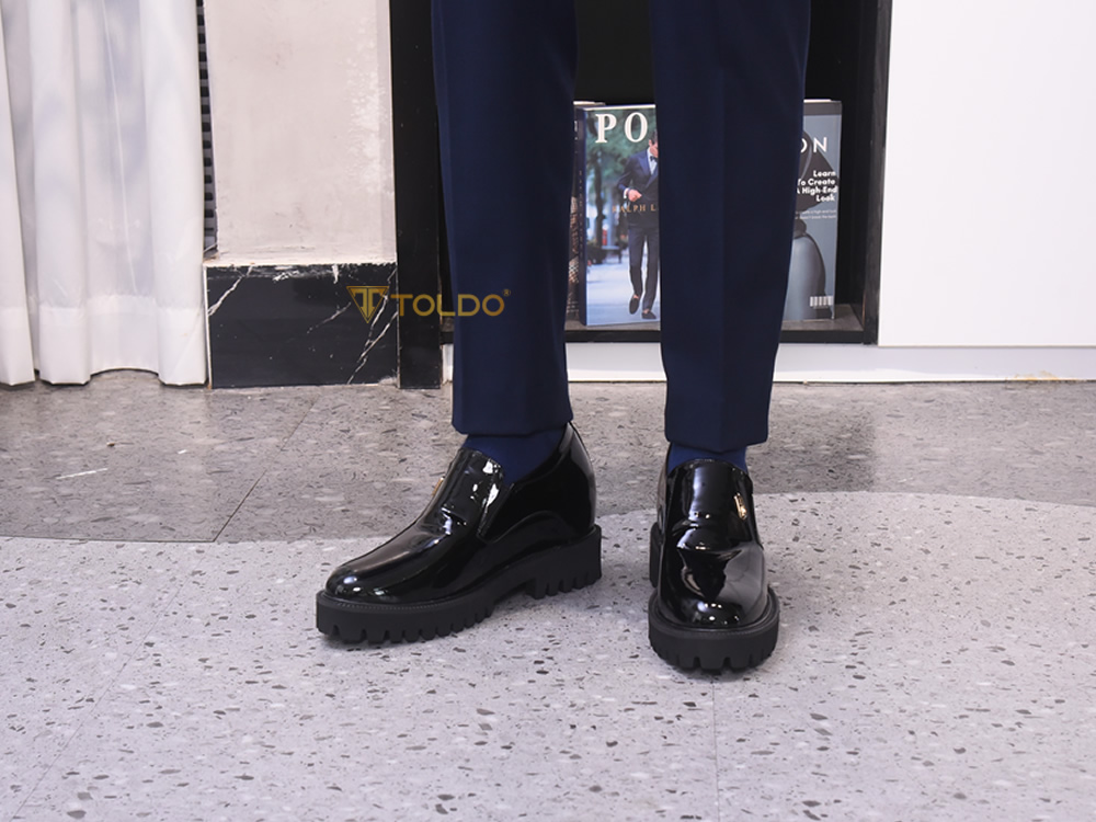 Giày cao 12cm siêu nhẹ da thật 6